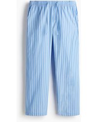 H&M - Broek Van Popeline - Lyst