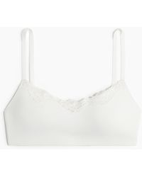 H&M - Soutien-gorge paddé sans armatures en microfibre - Lyst