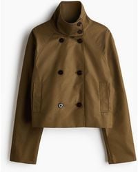 H&M - Korte Trenchcoat - Lyst