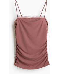 H&M - Trägertop mit Spitze - Lyst