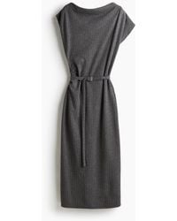 H&M - Gedrapeerde Jurk Met Ceintuur - Lyst