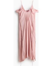 H&M - Robe Épaules Dénudées À Effet Superposé - Lyst