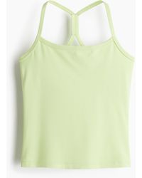 H&M - Sport-Trägertop mit integriertem BH mit SoftMove - Lyst