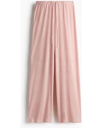 H&M - Crinklebroek Met Drawstring - Lyst