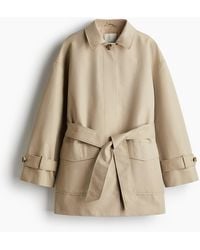 H&M - Twill Jack Met Strikceintuur - Lyst