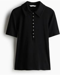 H&M - Figurbetontes Poloshirt - Lyst