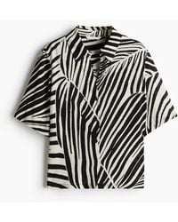 H&M - Gecrinkelte Viskosebluse - Lyst