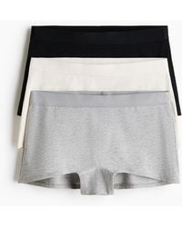 H&M - Set Van 3 Katoenen Boxerslips - Lyst