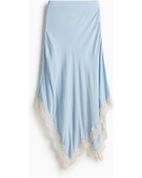 H&M - Asymmetrische Rok Van Viscose - Lyst