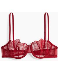 H&M - Bestickter Balconette-BH - Lyst