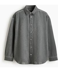 H&M - Denim Overhemd - Lyst