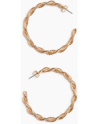 H&M - Twisted hoop earrings - Lyst