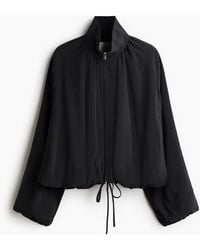 H&M - Oversize-Jacke mit Kordelzugdetail - Lyst