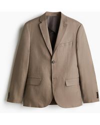 H&M - Linnen Colbert - Lyst