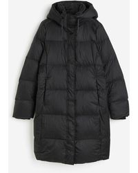 H&M - Waterafstotend Donzen Pufferjack - Lyst