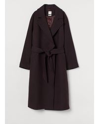 H&M Mantel aus Wollmix - Lila