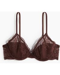 H&M - Wattierter Bügel-BH aus Spitze - Lyst