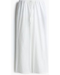 H&M - Rechte Broek Met Drawstring - Lyst