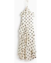 H&M - Halterjurk Met Volants - Lyst