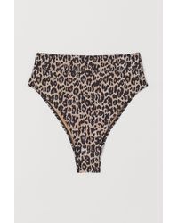 H&M Bikinihose High Waist - Grau