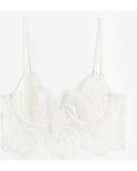 H&M - Kanten Bustier Zonder Padding - Lyst