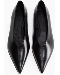 H&M - Spitze Leder-Ballerinas - Lyst