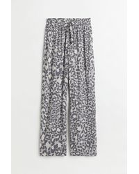 H&M Patterned Pyjama Bottoms - Grey