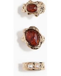 H&M - 3er-Pack Ringe - Lyst