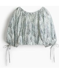 H&M - Oversized Bluse mit Bindedetails - Lyst
