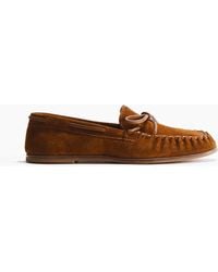 H&M - Loafer aus Velours-Spaltleder - Lyst