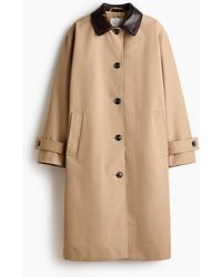 H&M - Carcoat Van Twill - Lyst
