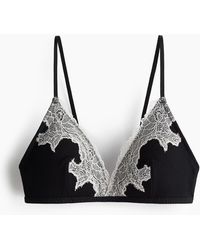 H&M - Wattierter Soft-BH mit Spitzenbesatz - Lyst