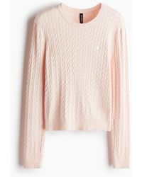 H&M - Gebreide Kabeltrui - Lyst