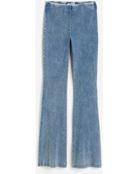 H&M - Soft Sculpt Pull-on Flare Jeans - Lyst