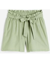 H&M - MAMA Before & After Shorts aus Leinenmischung - Lyst