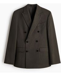 H&M - Zweireihiges Jackett aus Wollmix in Regular Fit - Lyst