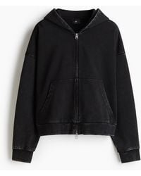 H&M - Hoodiejacke mit Zipper in Oversized Fit - Lyst