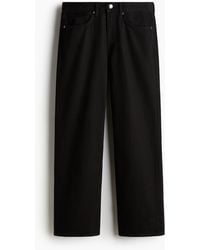 H&M - Straight Relaxed Jeans - Lyst