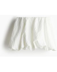 H&M - Bubble-hem Minirok - Lyst