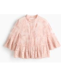 H&M - Spitzenbluse - Lyst