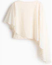 H&M - Asymmetrisches Cape-Shirt - Lyst