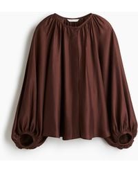 H&M - Oversized Bluse - Lyst