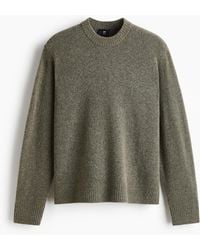 H&M - Angerauter Pullover in Regular Fit - Lyst