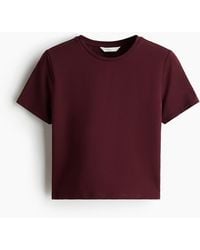 H&M - Kurzes T-Shirt - Lyst