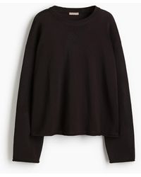 H&M - Pull à bords roulottés - Lyst