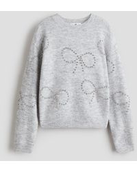 H&M - Pull Ornementé - Lyst