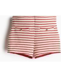 H&M - Shorts aus Strukturstrick - Lyst