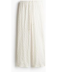 H&M - Kordelzughose im Spitzenlook - Lyst