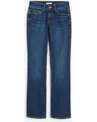 H&M - Flared Low Jeans - Lyst