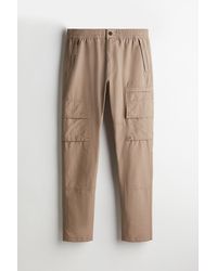 H&M - Cargohose aus Twill in Regular Fit - Lyst